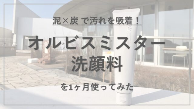 【成分解析】『オルビスミスター 洗顔料』の使用感と配合成分の特徴を解説